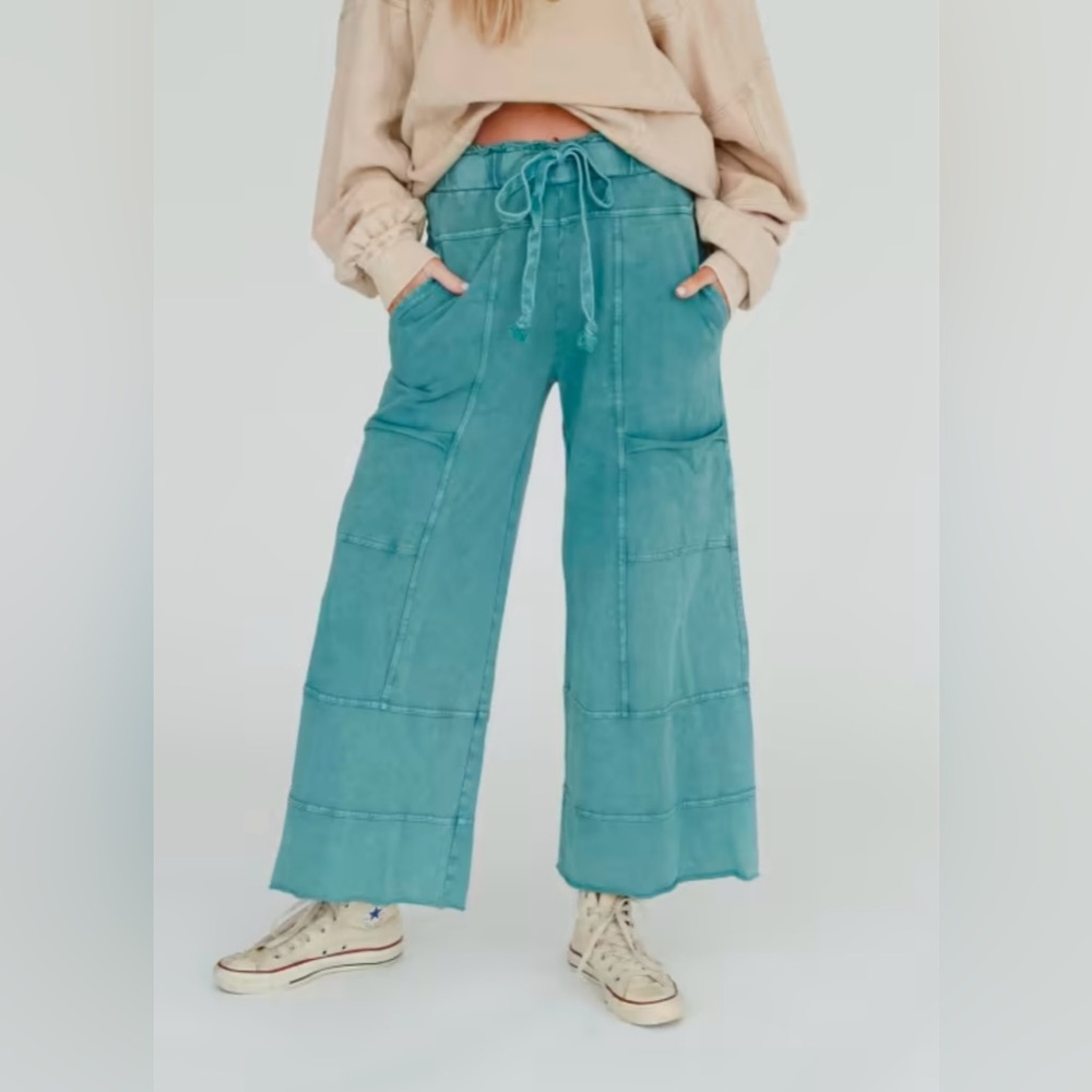 Lucky One Wide Leg Sweats